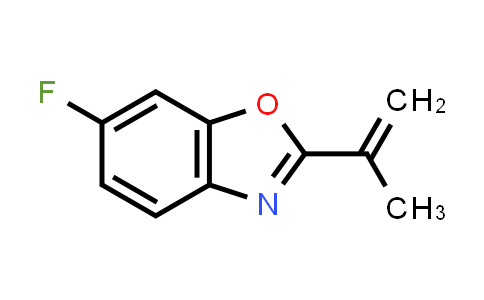 CAS No. 1373278-76-2, 6-fluoro-2-(prop-1-en-2-yl)benzo[d]oxazole