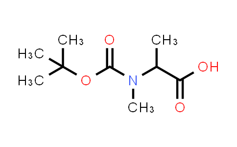 CAS No. 13734-31-1, 2-((tert-Butoxycarbonyl)(methyl)amino)propanoic acid