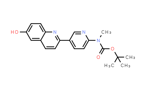 CAS No. 1374109-51-9, 6-Hydroxy-2-[6-[N-(tert-butoxycarbonyl)-N-methylamino]pyridin-3-yl]quinoline