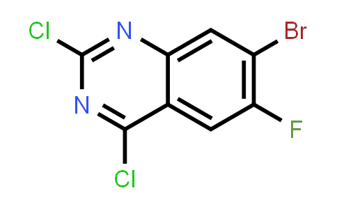 CAS No. 1374208-44-2, 7-Bromo-2,4-dichloro-6-fluoroquinazoline