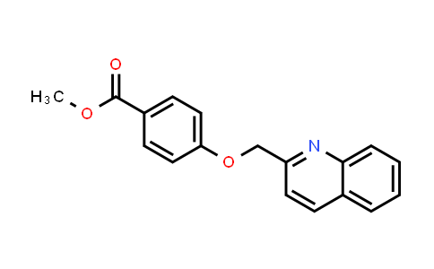 CAS No. 137426-86-9, 4-(Quinolin-2-ylmethoxy)benzoic acid methyl ester