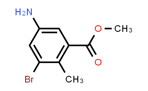 CAS No. 1374264-44-4, Methyl 5-amino-3-bromo-2-methylbenzoate