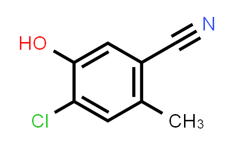 CAS No. 1374308-83-4, 4-Chloro-5-hydroxy-2-methylbenzonitrile