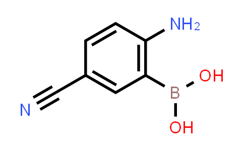 CAS No. 1374334-76-5, Boronic acid, B-(2-amino-5-cyanophenyl)-