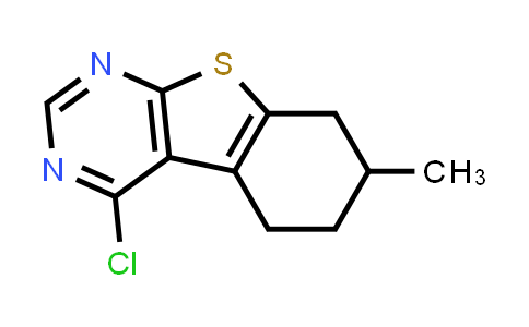 CAS No. 137438-23-4, 4-Chloro-7-methyl-5,6,7,8-tetrahydrobenzo[4,5]thieno[2,3-d]pyrimidine