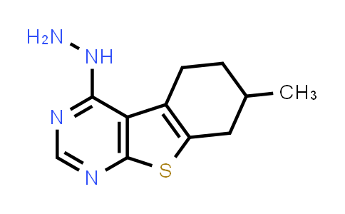 CAS No. 137438-24-5, 4-Hydrazinyl-7-methyl-5,6,7,8-tetrahydrobenzo[4,5]thieno[2,3-d]pyrimidine