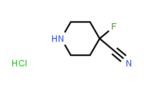 CAS No. 1374653-45-8, 4-Fluoropiperidine-4-carbonitrile hydrochloride