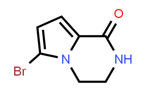 CAS No. 1374684-64-6, 6-Bromo-3,4-dihydropyrrolo[1,2-a]pyrazin-1(2H)-one