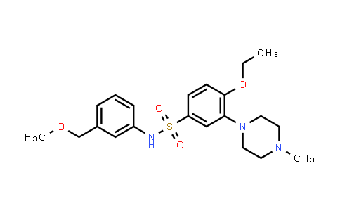 CAS No. 1374743-40-4, Benzenesulfonamide, 4-ethoxy-N-[3-(methoxymethyl)phenyl]-3-(4-methyl-1-piperazinyl)-