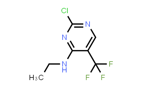 CAS No. 1374829-47-6, 2-Chloro-N-ethyl-5-(trifluoromethyl)pyrimidin-4-amine