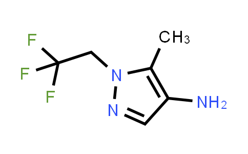 CAS No. 1374829-59-0, 5-Methyl-1-(2,2,2-trifluoroethyl)-1H-pyrazol-4-amine