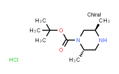 CAS No. 1374975-96-8, (2S,5R)-1-Boc-2,5-dimethylpiperazine hydrochloride