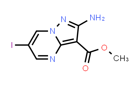 CAS No. 1375087-39-0, Methyl 2-amino-6-iodopyrazolo[1,5-a]pyrimidine-3-carboxylate