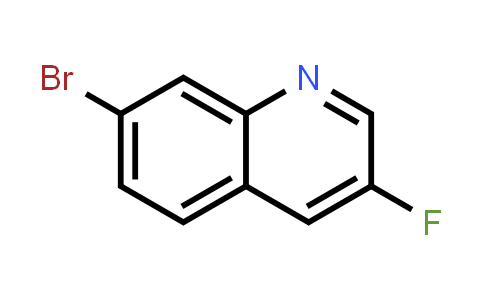 CAS No. 1375108-29-4, 7-Bromo-3-fluoroquinoline
