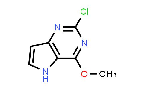 CAS No. 1375301-68-0, 2-Chloro-4-methoxy-5H-pyrrolo[3,2-d]pyrimidine