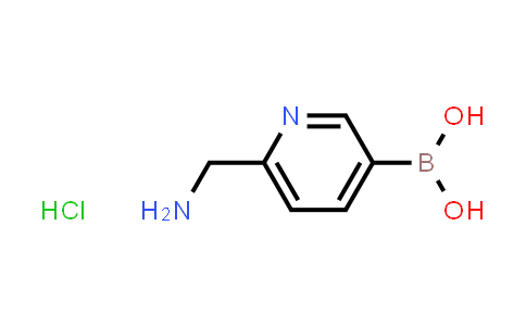 CAS No. 1375303-30-2, (6-(Aminomethyl)pyridin-3-yl)boronic acid hydrochloride