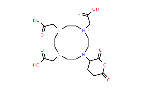 CAS No. 1375475-53-8, 2,2',2''-(10-(2,6-Dioxotetrahydro-2H-pyran-3-yl)-1,4,7,10-tetraazacyclododecane-1,4,7-triyl)triacetic acid