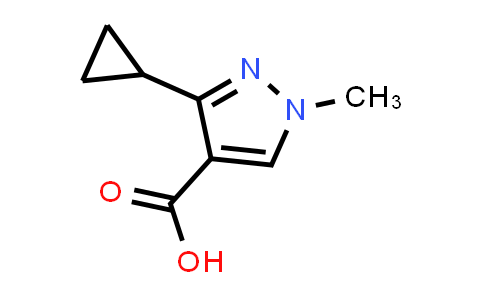 CAS No. 137614-47-2, 3-Cyclopropyl-1-methyl-1H-pyrazole-4-carboxylic acid