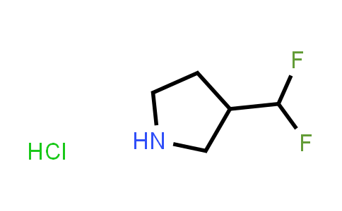 CAS No. 1376176-56-5, 3-(Difluoromethyl)pyrrolidine hydrochloride