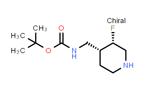 CAS No. 1376609-34-5, cis-(3-Fluoro-piperidin-4-yl)methyl-carbamic acid tert-butyl ester
