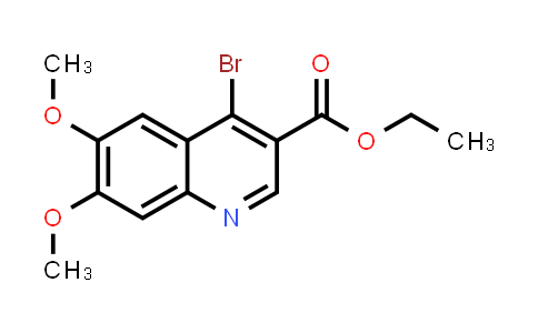 CAS No. 1378260-93-5, Ethyl 4-bromo-6,7-dimethoxyquinoline-3-carboxylate