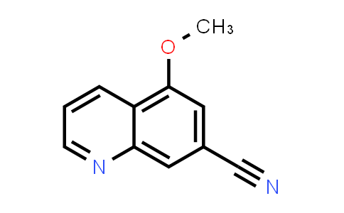 CAS No. 1378483-74-9, 5-Methoxyquinoline-7-carbonitrile