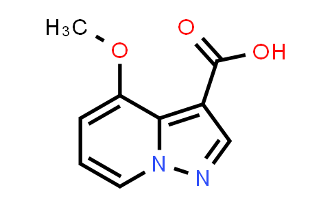 CAS No. 1378695-64-7, 4-Methoxypyrazolo[1,5-a]pyridine-3-carboxylic acid