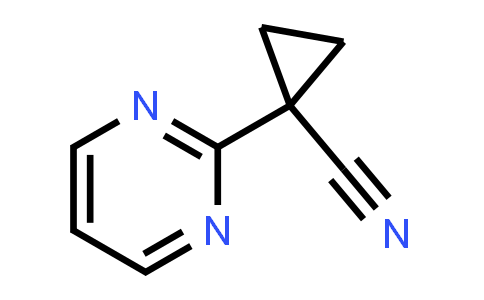 CAS No. 1378798-49-2, 1-(Pyrimidin-2-yl)cyclopropanecarbonitrile