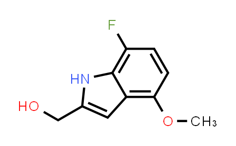 CAS No. 1378823-69-8, (7-Fluoro-4-methoxy-1H-indol-2-yl)methanol