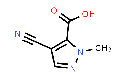 CAS No. 1378846-25-3, 4-Cyano-1-methyl-1H-pyrazole-5-carboxylic acid