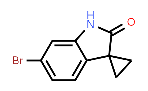 CAS No. 1378865-57-6, 6'-Bromospiro[cyclopropane-1,3'-indolin]-2'-one