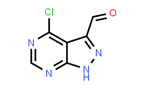 CAS No. 1379307-30-8, 4-Chloro-1H-pyrazolo[3,4-d]pyrimidine-3-carbaldehyde