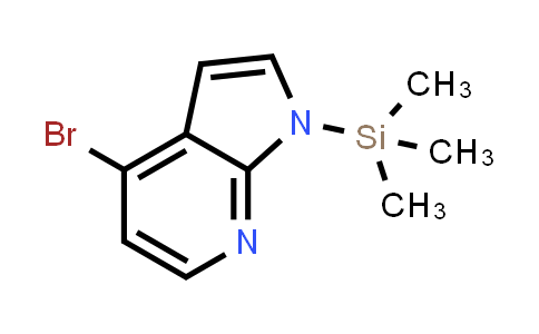 CAS No. 1379315-04-4, 4-Bromo-1-(trimethylsilyl)-1H-pyrrolo[2,3-b]pyridine