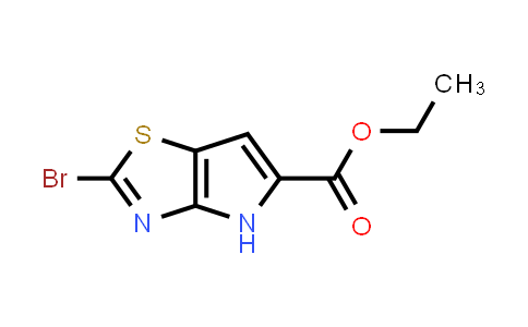 CAS No. 1379315-43-1, Ethyl 2-bromo-4H-pyrrolo[2,3-d]thiazole-5-carboxylate