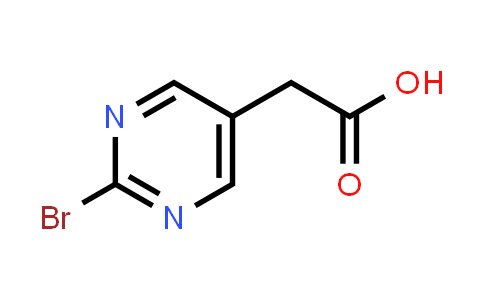 CAS No. 1379330-42-3, 2-(2-Bromopyrimidin-5-yl)acetic acid