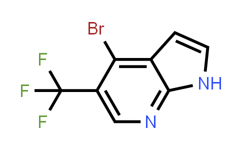 CAS No. 1379358-35-6, 4-Bromo-5-(trifluoromethyl)-1H-pyrrolo[2,3-b]pyridine