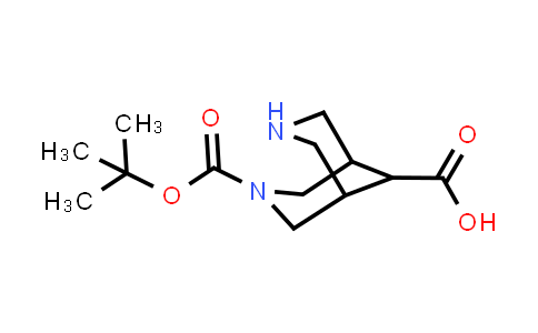 CAS No. 1379794-24-7, 3-(tert-Butoxycarbonyl)-3,7-diazabicyclo[3.3.1]nonane-9-carboxylic acid
