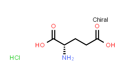 CAS No. 138-15-8, (S)-2-aminopentanedioic acid hydrochloride