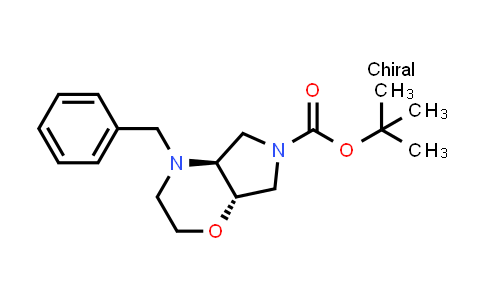CAS No. 138026-92-3, tert-Butyl (4aS,7aS)-4-benzylhexahydropyrrolo[3,4-b][1,4]oxazine-6(2H)-carboxylate