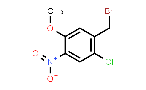 CAS No. 1380308-20-2, 1-(Bromomethyl)-2-chloro-5-methoxy-4-nitrobenzene