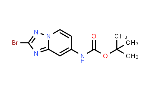 CAS No. 1380331-50-9, tert-Butyl N-{2-bromo-[1,2,4]triazolo[1,5-a]pyridin-7-yl}carbamate
