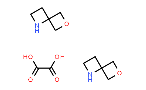 CAS No. 1380571-72-1, 6-Oxa-1-azaspiro[3.3]heptane hemioxalate