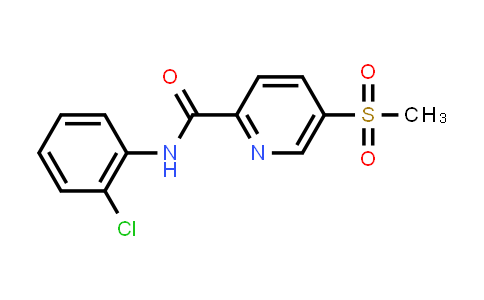 CAS No. 1380672-71-8, N-(2-CHLOROPHENYL)-5-(METHYLSULFONYL)PICOLINAMIDE