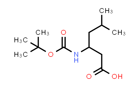 CAS No. 138165-75-0, 3-tert-Butoxycarbonylamino-5-methylhexanoic acid