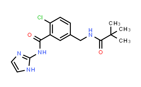 CAS No. 1381846-21-4, Benzamide, 2-chloro-5-[[(2,2-dimethyl-1-oxopropyl)amino]methyl]-N-1H-imidazol-2-yl-