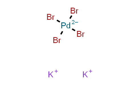 CAS No. 13826-93-2, Potassium tetrabromopalladate(II)