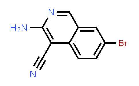 CAS No. 1382847-98-4, 3-Amino-7-bromoisoquinoline-4-carbonitrile