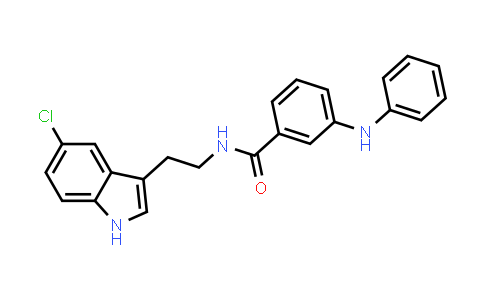 CAS No. 1382992-68-8, Benzamide, N-[2-(5-chloro-1H-indol-3-yl)ethyl]-3-(phenylamino)-