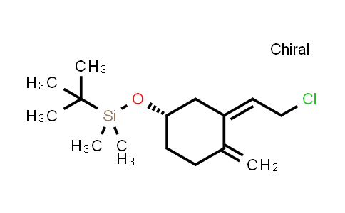 CAS No. 138313-18-5, Silane,[[(1S,3Z)-3-(2-chloroethylidene)-4-methylenecyclohexyl]oxy](1,1-dimethylethyl)dimethyl-