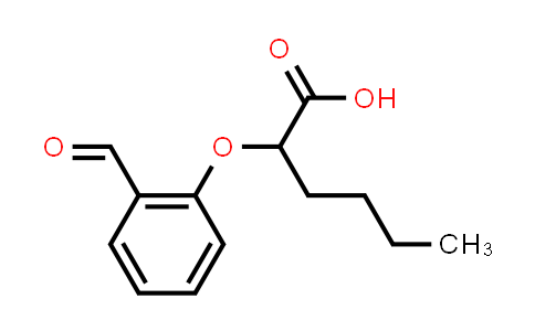 CAS No. 138320-27-1, 2-(2-Formylphenoxy)hexanoic acid